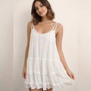 Kimchi Blue White Lace Mini Dress